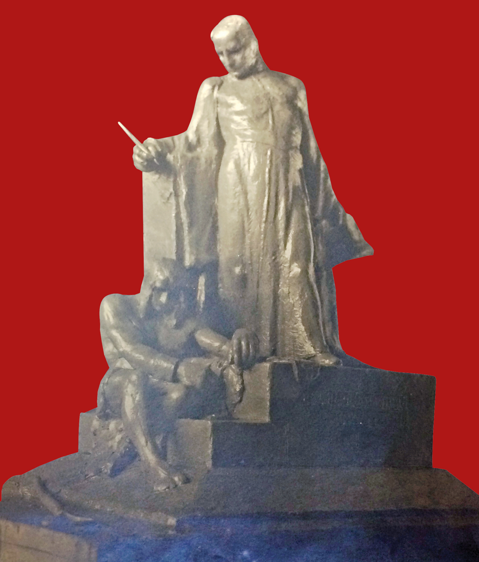 O statuie necunoscută a lui Vasile Lucaciu realizată de Aurel Popp